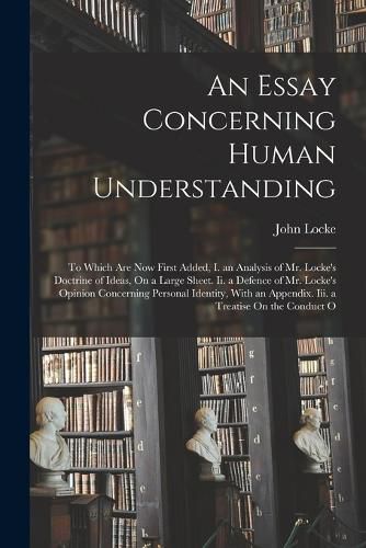 Cover image for An Essay Concerning Human Understanding