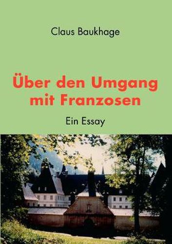 Cover image for UEber den Umgang mit Franzosen