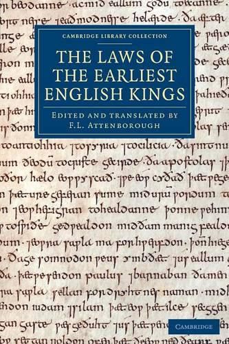 Cover image for The Laws of the Earliest English Kings