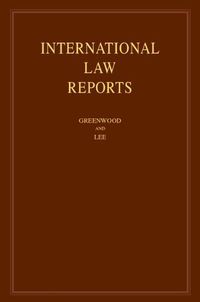 Cover image for International Law Reports: Volume 203