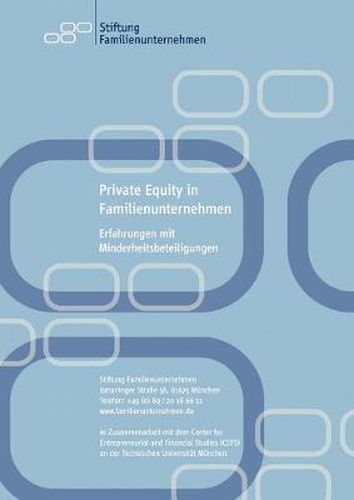 Cover image for Private Equity in Familienunternehmen: Erfahrungen mit Minderheitsbeteiligungen