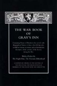Cover image for War Book of Gray's Inn