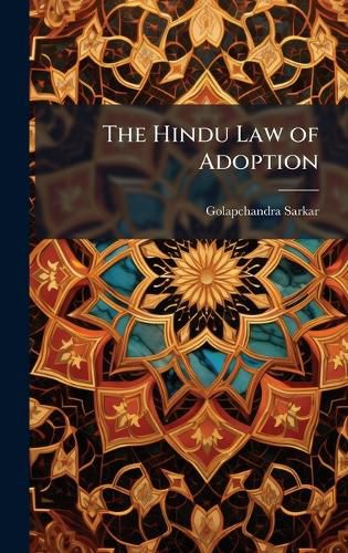 Cover image for The Hindu Law of Adoption
