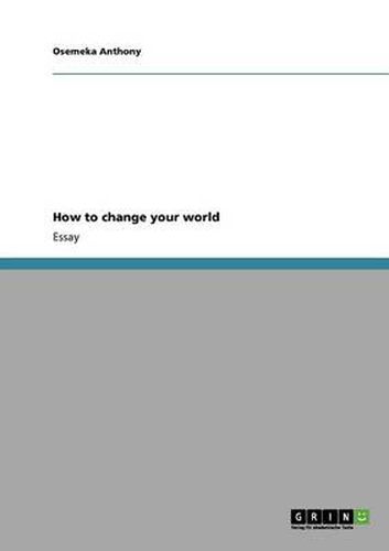 Cover image for How to change your world