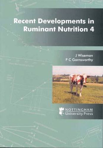 Cover image for Recent Developments in Ruminant Nutrition
