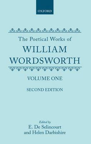 Cover image for The Poetical Works of William Wordsworth: Volume I