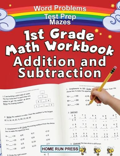 Cover image for 1st Grade Math Workbook Addition and Subtraction: Grade 1 Workbooks, Math Books for 1st Graders, Ages 4-8