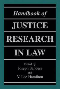 Cover image for Handbook of Justice Research in Law