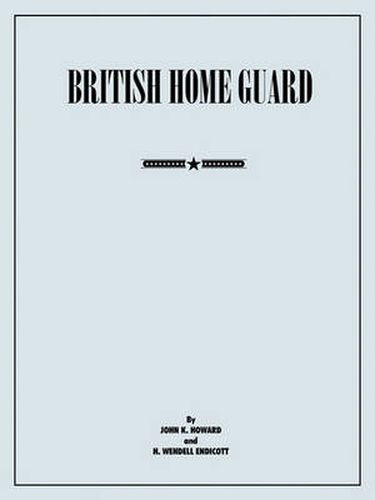 Cover image for British Home Guard: Summary Report