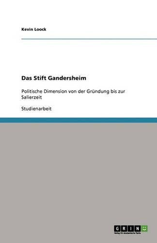 Cover image for Das Stift Gandersheim
