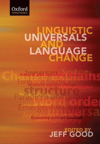 Cover image for Linguistic Universals and Language Change