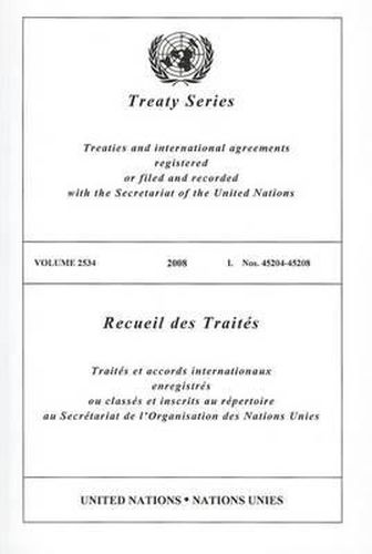 Cover image for Treaty Series 2534 I