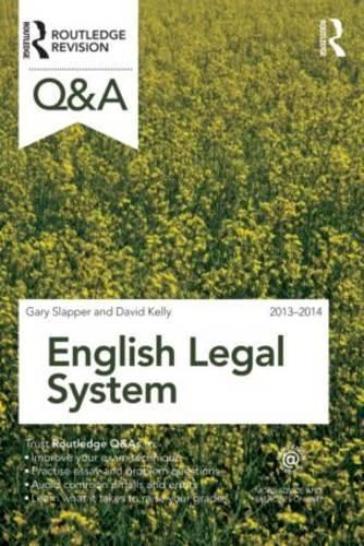 Cover image for Q&A English Legal System 2013-2014