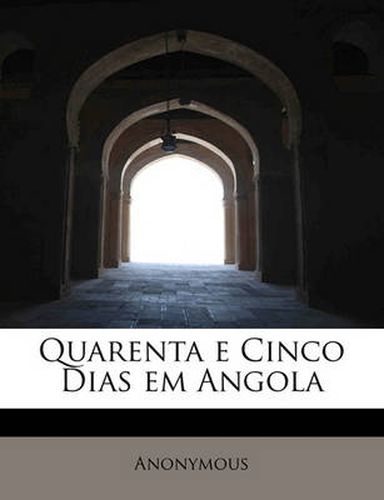 Cover image for Quarenta E Cinco Dias Em Angola