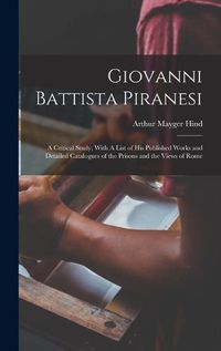 Cover image for Giovanni Battista Piranesi