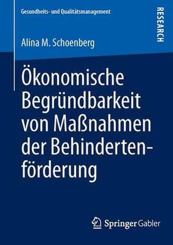 Cover image for OEkonomische Begrundbarkeit von Massnahmen der Behindertenfoerderung