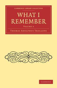 Cover image for What I Remember