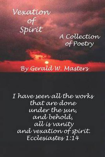 Cover image for Vexation of Spirit: A Collection of Poetry