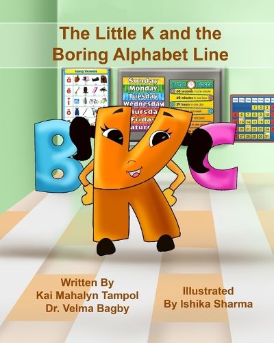 Cover image for The Little Letter k and the Boring Alphabet Line