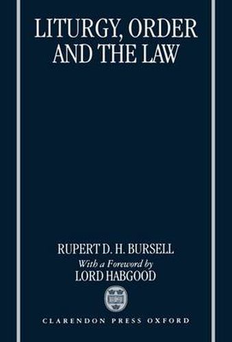 Cover image for Liturgy, Order and the Law