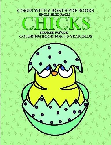 Cover image for Coloring Books for 4-5 Year Olds (Chicks)