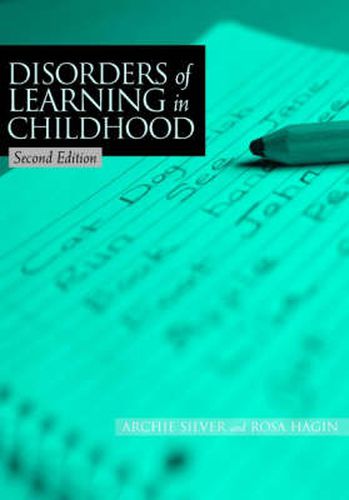 Cover image for Disorders of Learning in Childhood