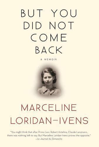 Cover image for But You Did Not Come Back: A Memoir