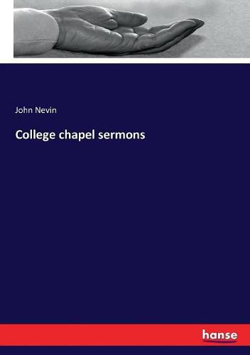Cover image for College chapel sermons