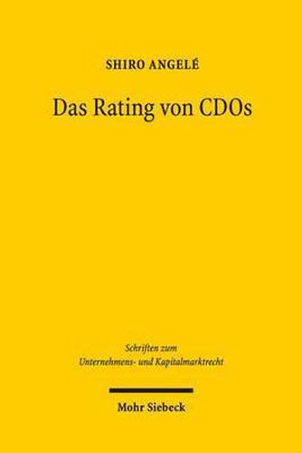 Cover image for Das Rating von CDOs