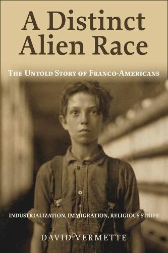 Cover image for A Distinct Alien Race: The Untold Story of Franco-Americans: Industrialization, Immigration, Religious Strife