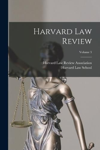 Cover image for Harvard Law Review; Volume 3