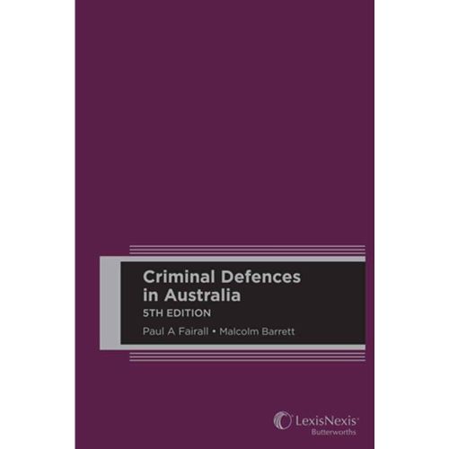 Cover image for Criminal Defences in Australia