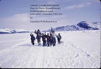 Cover image for School, Scouts and Sports Day in Nain-Nunatsiavut, Newfoundland and Labrador, Canada 1965-66: Cover Photograph: Scout Hike on the Ice