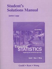 Cover image for Student's Solutions Manual for Essential Statistics