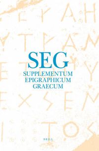 Cover image for Supplementum Epigraphicum Graecum, Volume LIV (2004)