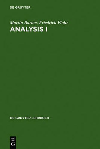 Cover image for Analysis I