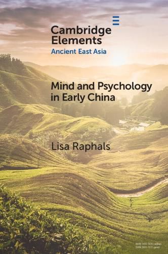 Cover image for Mind and Psychology in Early China