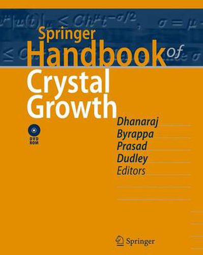 Cover image for Springer Handbook of Crystal Growth