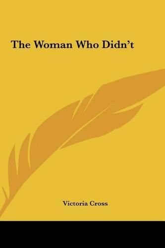 Cover image for The Woman Who Didn't