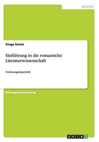 Cover image for Einfuhrung in Die Romanische Literaturwissenschaft