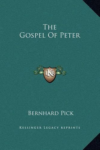 The Gospel of Peter