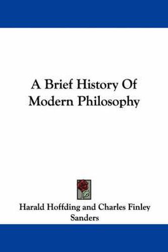 A Brief History of Modern Philosophy