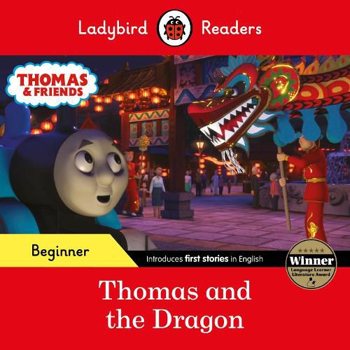 Cover image for Ladybird Readers Beginner Level - Thomas the Tank Engine - Thomas and the Dragon (ELT Graded Reader)