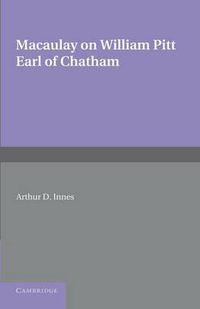 Cover image for William Pitt Earl of Chatham