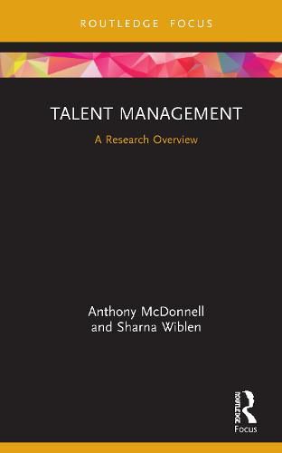 Cover image for Talent Management: A Research Overview