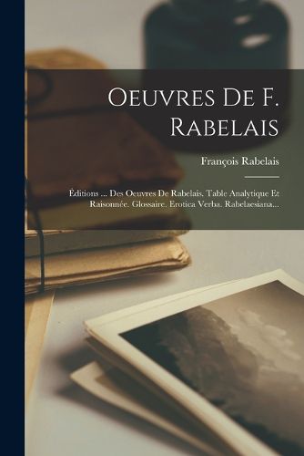 Cover image for Oeuvres De F. Rabelais