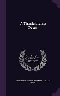 Cover image for A Thanksgiving Poem