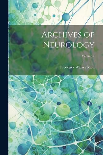 Cover image for Archives of Neurology; Volume 2