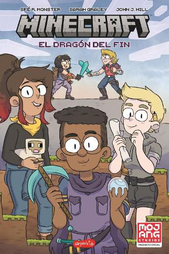 Cover image for El Dragon del Fin. Minecraft (Minecraft. Comic)