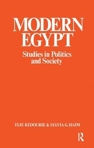 Cover image for Modern Egypt: Studies in Politics and Society